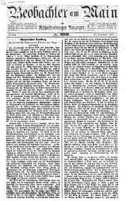 Beobachter am Main und Aschaffenburger Anzeiger Freitag 20. Dezember 1867