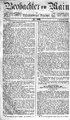 Beobachter am Main und Aschaffenburger Anzeiger Dienstag 4. Februar 1868