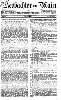 Beobachter am Main und Aschaffenburger Anzeiger Freitag 24. Juli 1868