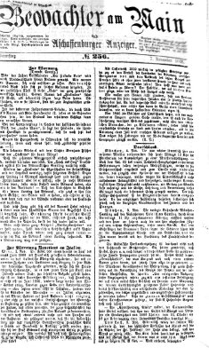 Beobachter am Main und Aschaffenburger Anzeiger Samstag 7. November 1868