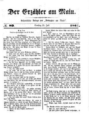 Der Erzähler am Main (Beobachter am Main und Aschaffenburger Anzeiger) Sonntag 25. Juli 1886