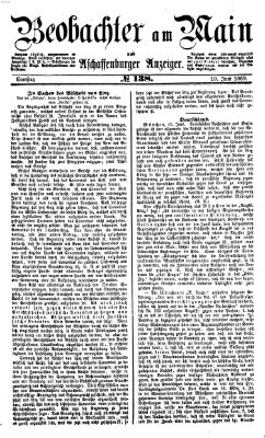 Beobachter am Main und Aschaffenburger Anzeiger Samstag 19. Juni 1869