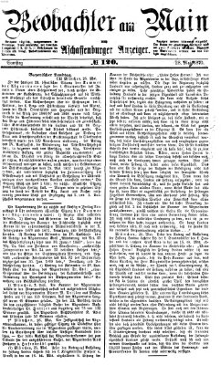 Beobachter am Main und Aschaffenburger Anzeiger Samstag 28. Mai 1870