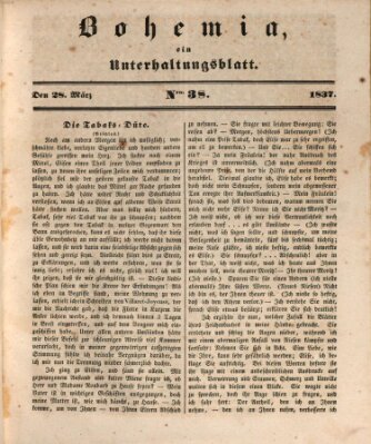 Bohemia Dienstag 28. März 1837