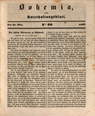 Bohemia Freitag 31. März 1837