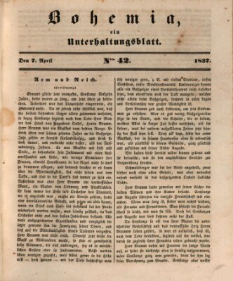 Bohemia Freitag 7. April 1837