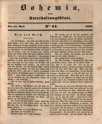 Bohemia Dienstag 11. April 1837