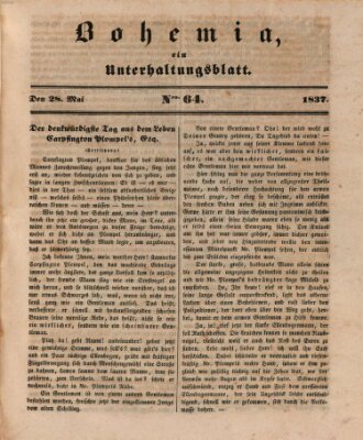 Bohemia Sonntag 28. Mai 1837