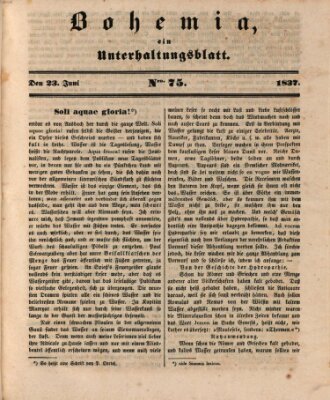 Bohemia Freitag 23. Juni 1837