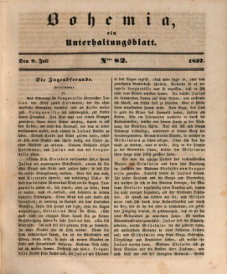 Bohemia Sonntag 9. Juli 1837