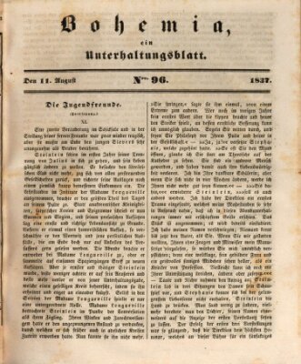 Bohemia Freitag 11. August 1837