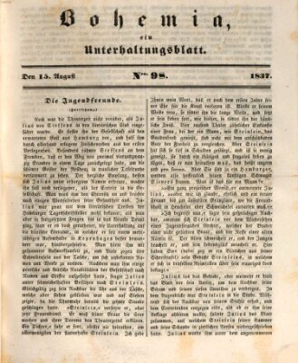 Bohemia Dienstag 15. August 1837