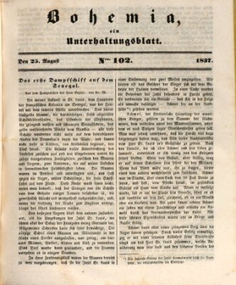 Bohemia Freitag 25. August 1837