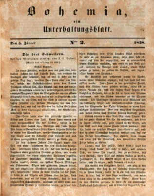 Bohemia Freitag 5. Januar 1838