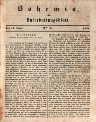 Bohemia Freitag 19. Januar 1838