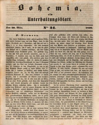 Bohemia Dienstag 20. März 1838