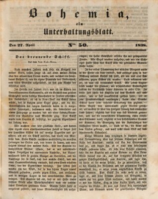 Bohemia Freitag 27. April 1838