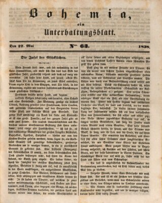 Bohemia Sonntag 27. Mai 1838