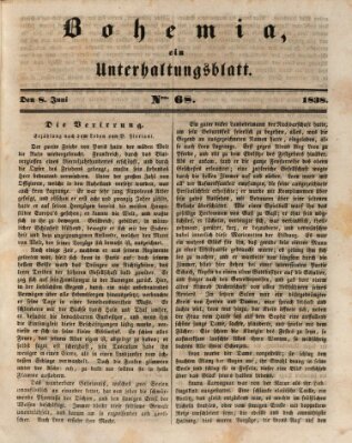 Bohemia Freitag 8. Juni 1838