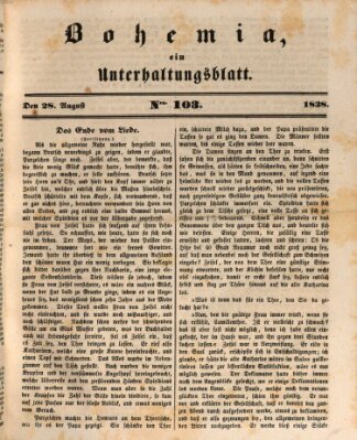 Bohemia Dienstag 28. August 1838