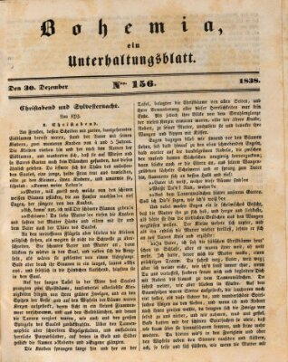 Bohemia Sonntag 30. Dezember 1838