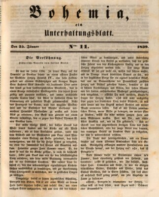 Bohemia Freitag 25. Januar 1839