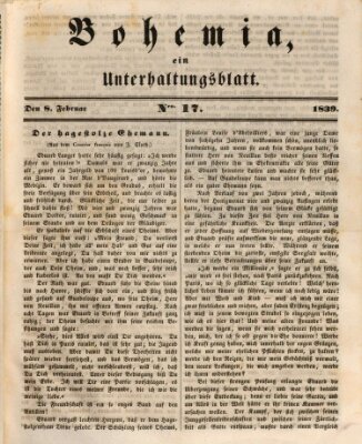 Bohemia Freitag 8. Februar 1839