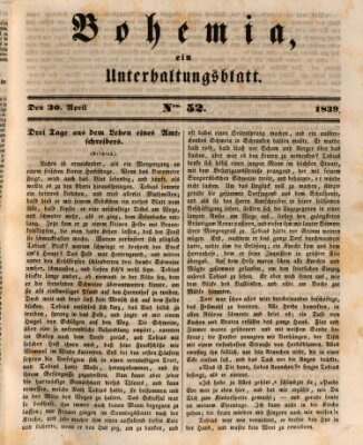 Bohemia Dienstag 30. April 1839