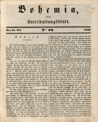 Bohemia Sonntag 24. Mai 1840