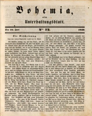 Bohemia Dienstag 16. Juni 1840