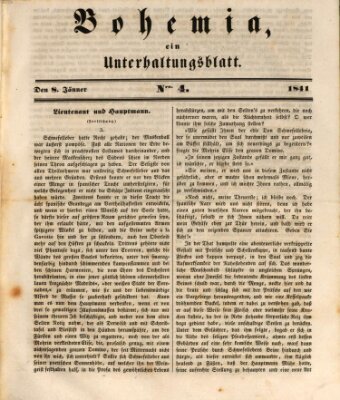 Bohemia Freitag 8. Januar 1841