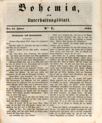 Bohemia Freitag 15. Januar 1841