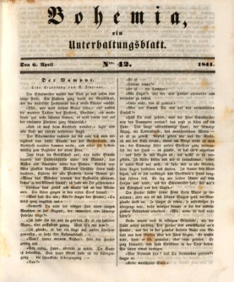 Bohemia Dienstag 6. April 1841