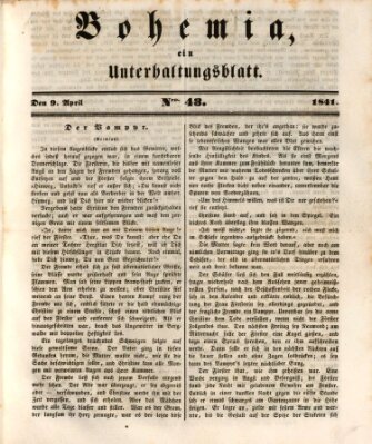 Bohemia Freitag 9. April 1841