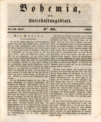 Bohemia Freitag 23. April 1841