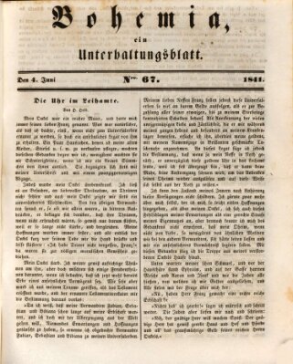 Bohemia Freitag 4. Juni 1841