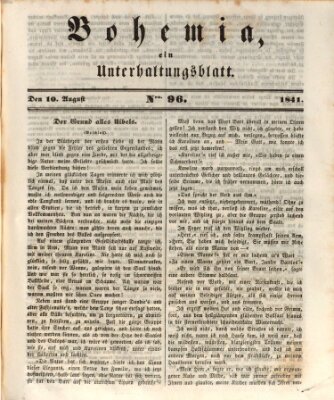 Bohemia Dienstag 10. August 1841