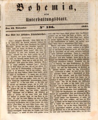 Bohemia Freitag 12. November 1841