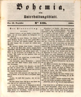 Bohemia Freitag 10. Dezember 1841