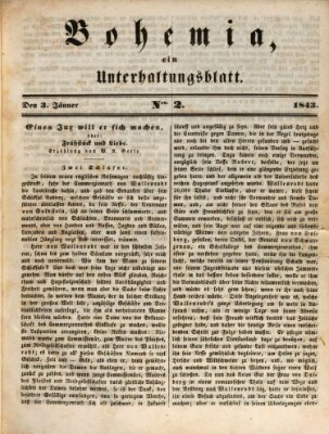 Bohemia Dienstag 3. Januar 1843