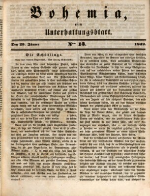 Bohemia Sonntag 29. Januar 1843