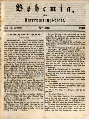 Bohemia Dienstag 14. Februar 1843