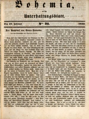 Bohemia Freitag 17. Februar 1843