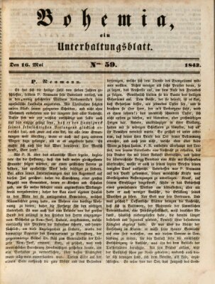 Bohemia Dienstag 16. Mai 1843