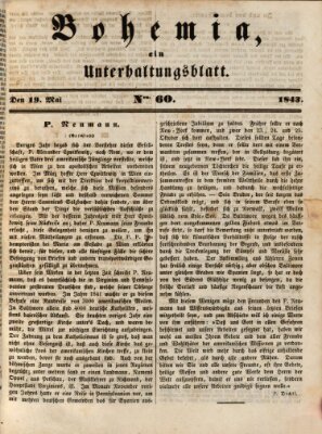 Bohemia Freitag 19. Mai 1843