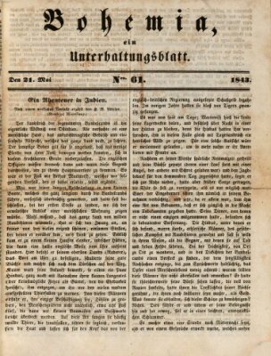 Bohemia Sonntag 21. Mai 1843