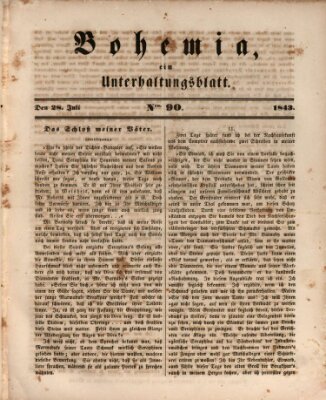 Bohemia Freitag 28. Juli 1843