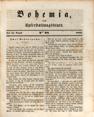 Bohemia Dienstag 15. August 1843