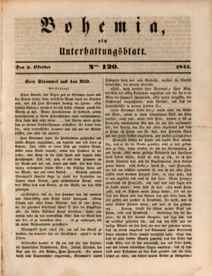 Bohemia Sonntag 5. Oktober 1845