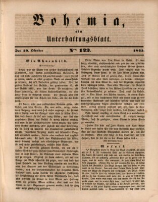 Bohemia Freitag 10. Oktober 1845